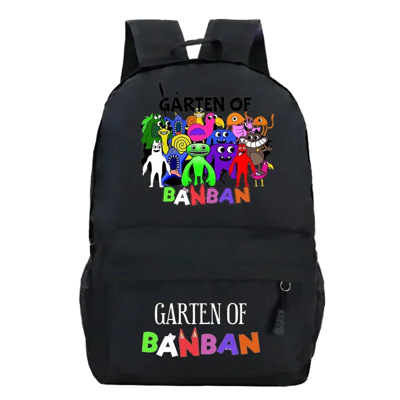 Garten Of BanBan Cartoon Print Backpack for Girls Boys Anime Backpack Large Capacity Schoolbag Laptop Bagpack Kids Bookbag  Gift