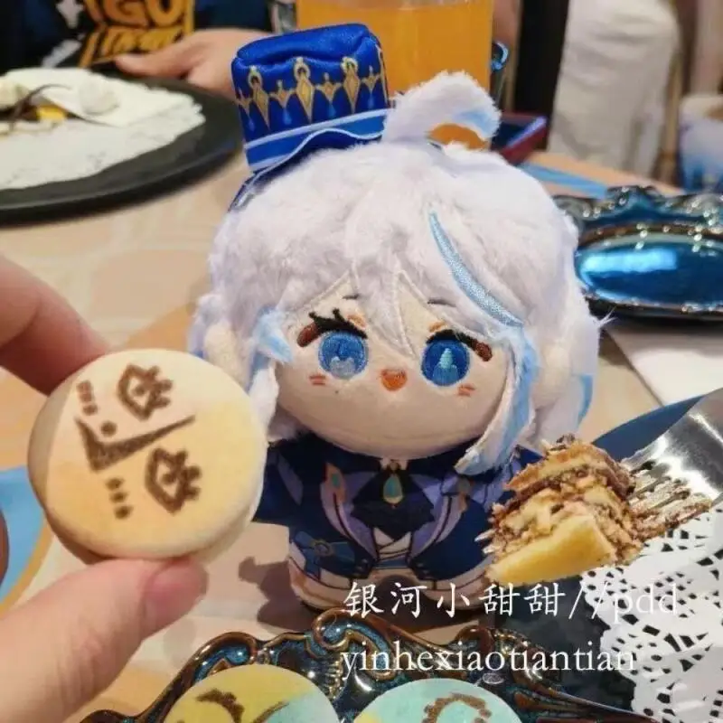 Mihoyo Genshin Impact Furina Soft Plush Filling Doll Bed Decoration Accompanied By Toy Desktop Ornament Boy Girl Christmas Gift