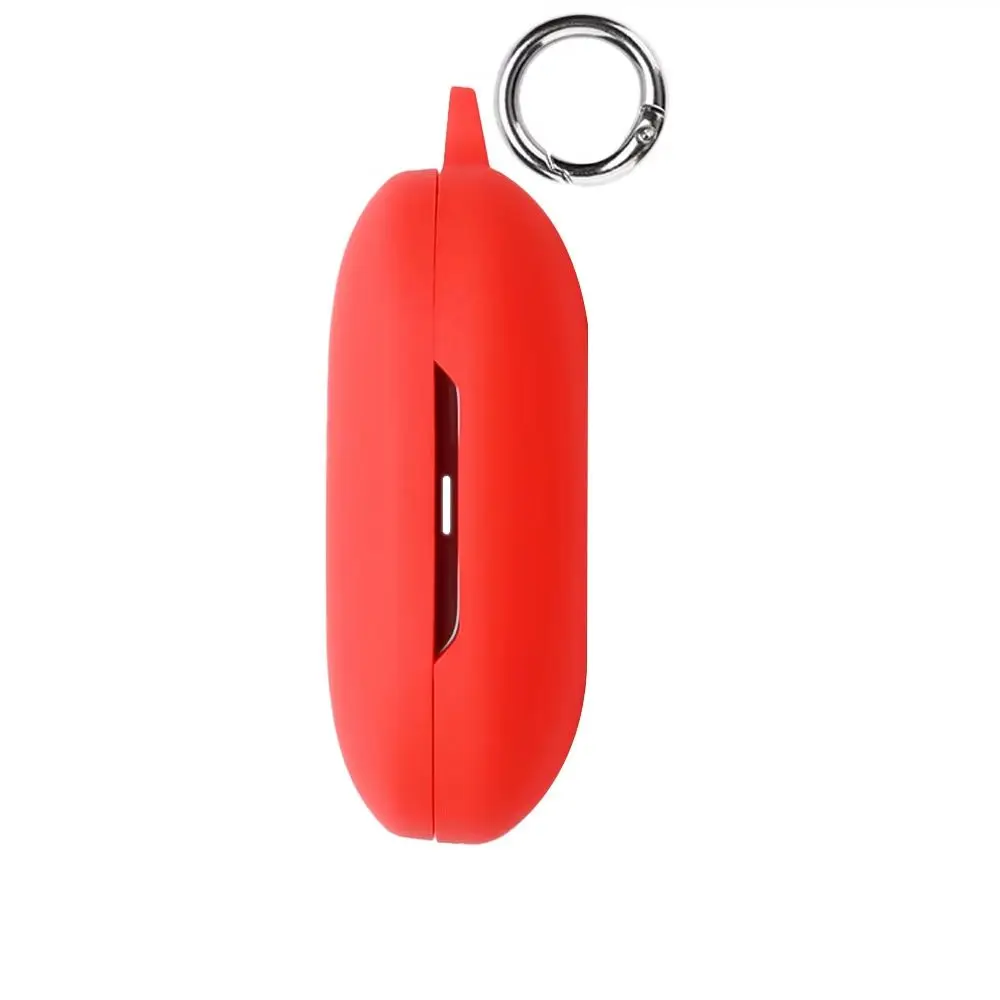 Soft Silicone Shockproof Case Fit For EDIFIER FitFree Turbo Earbuds Precise Cutout With Carabiner Loop ﻿