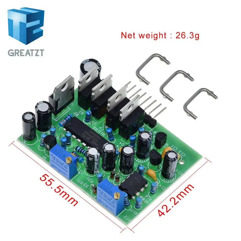 GREATZT 13-40KHz Inverter Driver Board SG3525 LM358 High Current High Frequency Adjustable DC 12-24V Driving 5000W