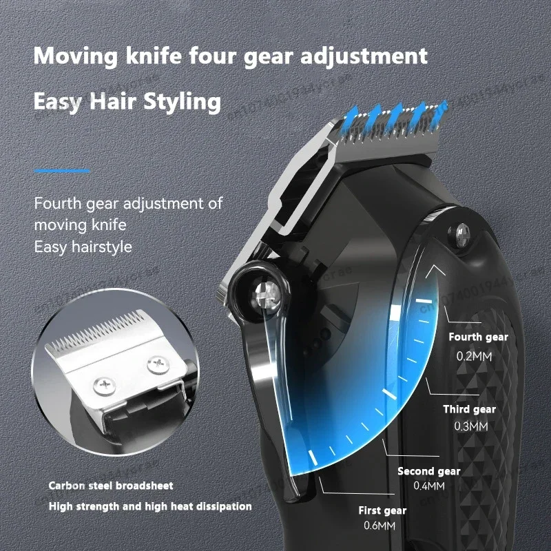 Kemei Hair Clipper Km-1071 Km-90-4 Km-RS7098 UBS Rechargeable Cordless Beard Trimmer Powerful Electric Hair Clippers for Men