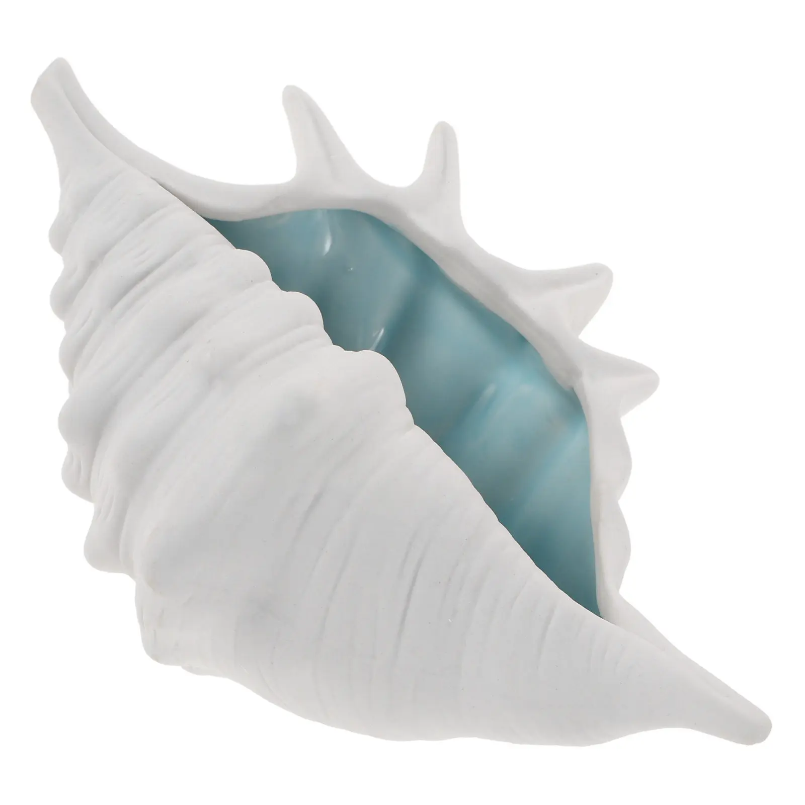 

Cute Jewelry Storage Tray Ceramic Conch Shape Organizer for Rings Earrings Bracelets Desktop Dresser Display Dish Home Decor