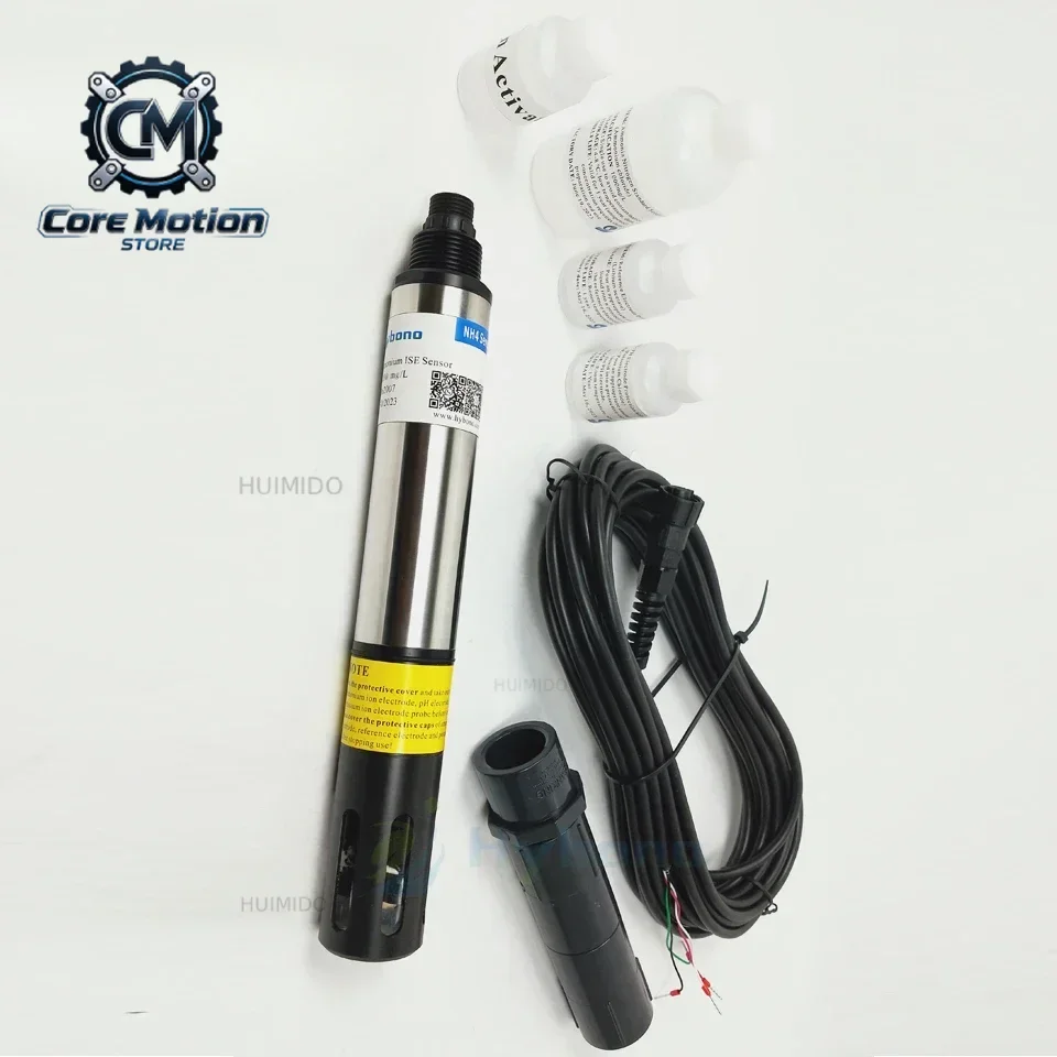 Digital Ammonium Nitrogen Ion Sensor RS485 ISE Meter for Industrial Water Testing NH4-N Probe Selective Electrodes for Lab Use