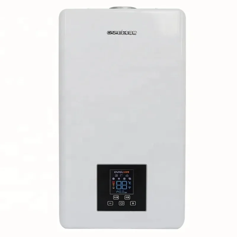 2022 New 32kw Hotel Apartment Combi Gas Central Heating Boiler Wall Mounted Electric Tankless Instant Portable Steel Housing