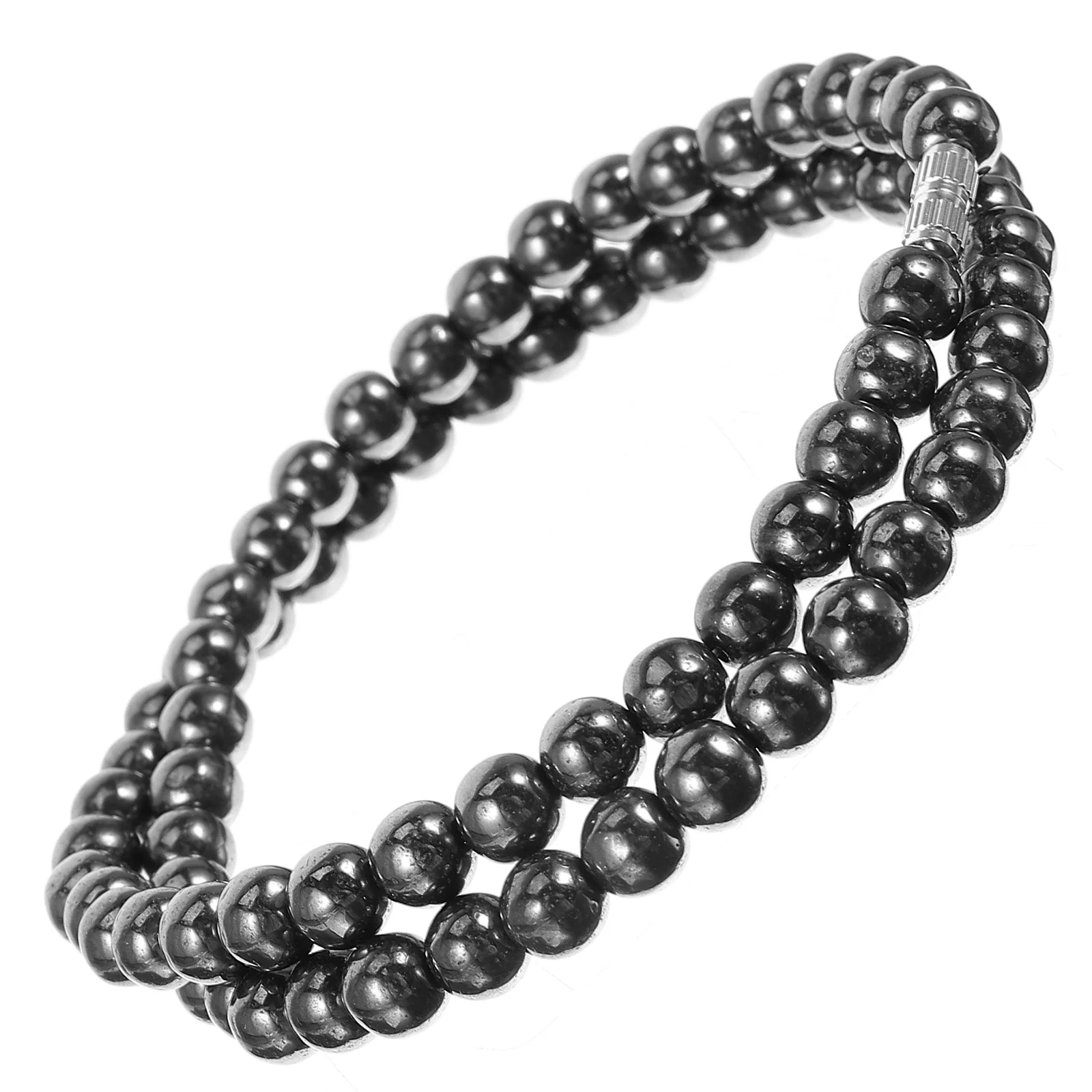 

Магнитное ожерелье с гематитом, нежный кулон, стильные украшения для женщин, элегантный свитер с бисером, цепочка на шею, аксессуары