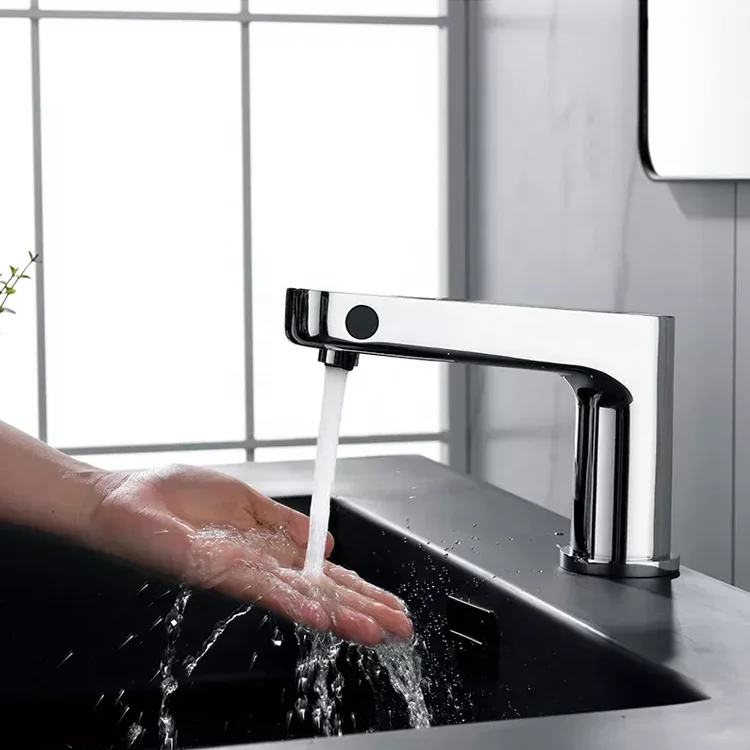 003 Smart Sensor Automatic Infrared Sink Faucet Bathroom Touchless Bathroom Tap infrared Sensor Faucet