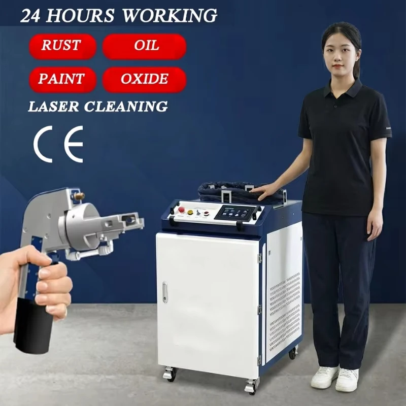 2026 New Handheld Laser Rust Removal 1000w/1500w/2000w/3000w Max Metal Stainless Steel Paint Fiber Laser Cleaning Machine