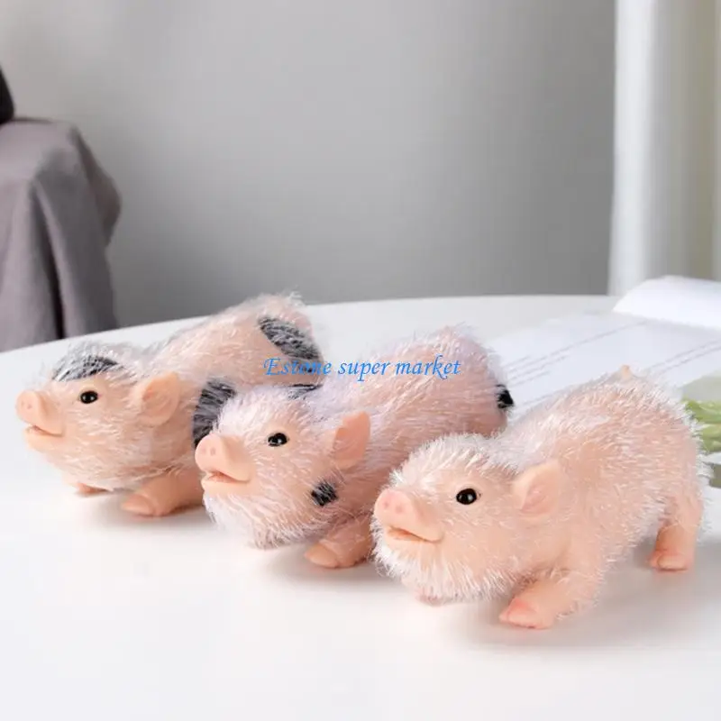 090b Realistyczna silikonowa lalka dla dzieci na życie jak Reborns świnia słodka miękka figurka figurka