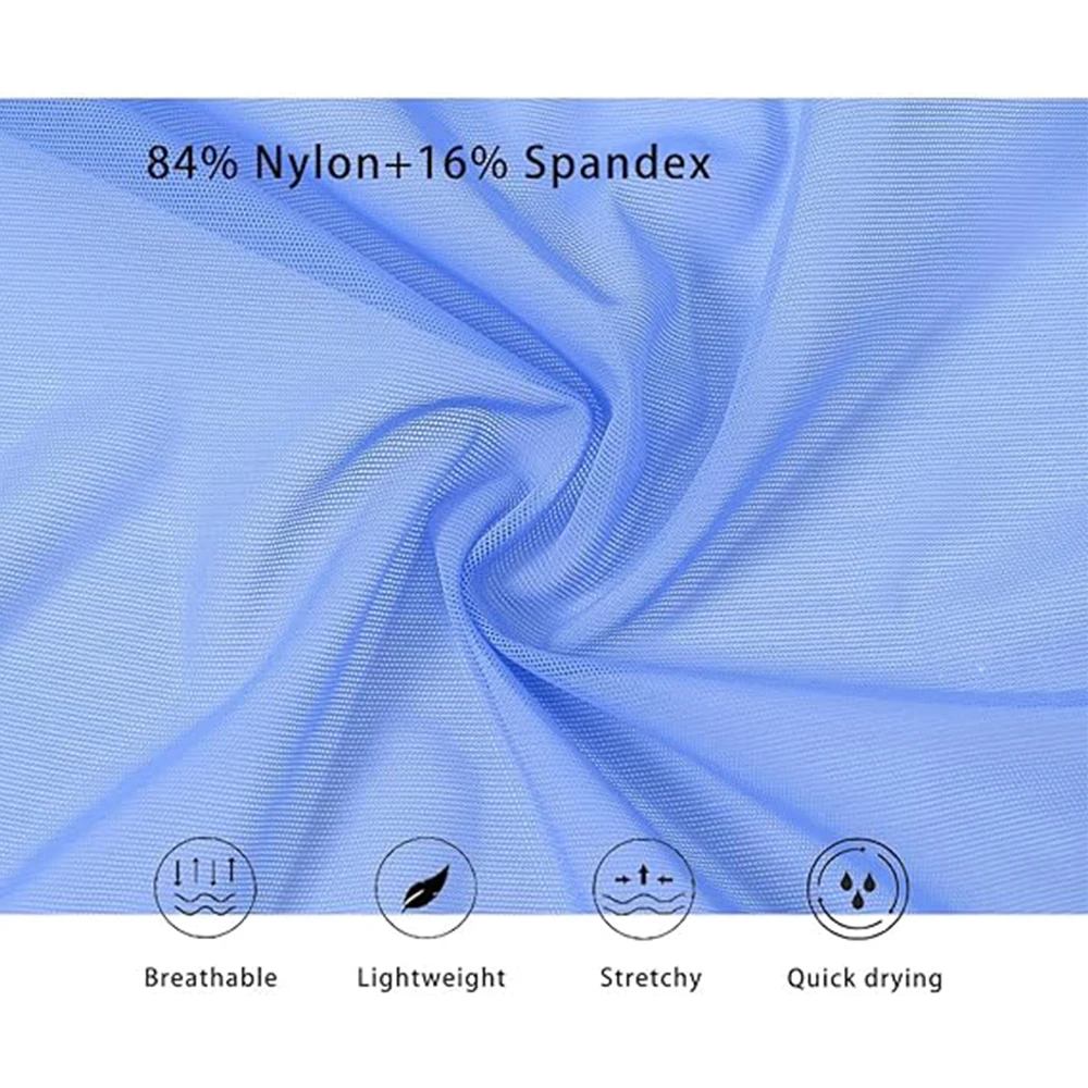 Zonbailon Men's Mesh Thongs Underwear, Sexy Built-in Pouch G-String, See Through Split Side Pajama Shorts Underwear