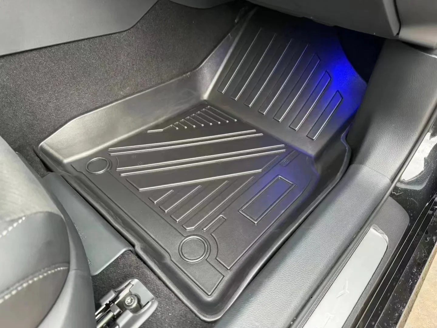 Custom Luxury Car Floor Mat  Waterproof Non-slip Car Mats TPE 3D Carpet Car Foot Mat for Highlander 7 seat 21+