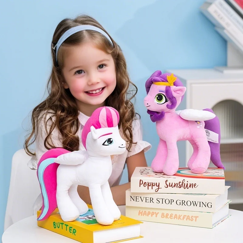 

11.8‘’ My Little Pony Plush Poys Adorably Foal Stuffed Doll Kawaii Horse Anime Room Decor Soft Animal Plushies Gift for Kids