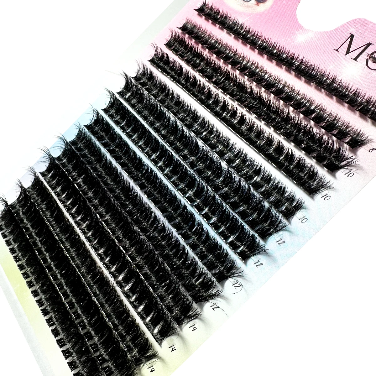 جديد 280 العنقودية جلدة عدة 5D رقيق سميكة رمش تمديد عدة حجم علبة مختلطة فو المنك جلدة لاش تمديد ماكياج #6