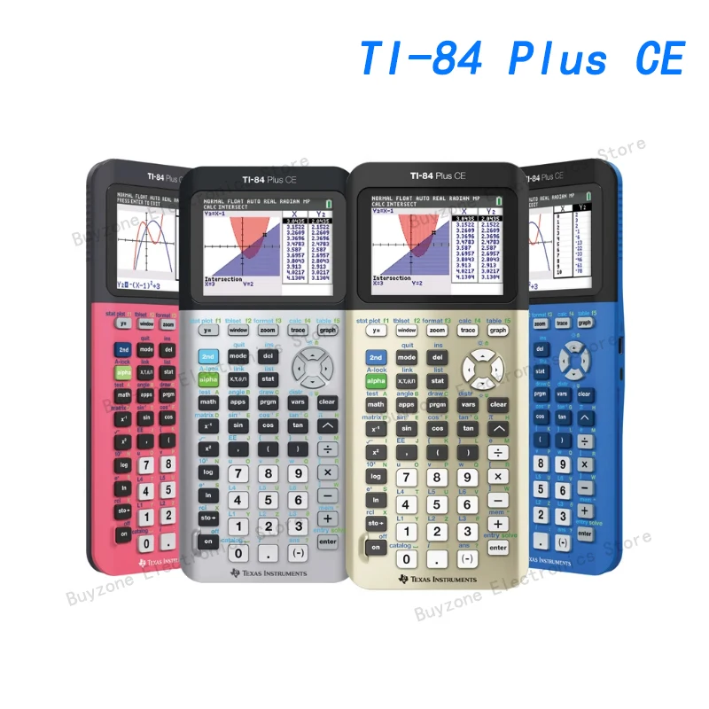 TI-84 plus CE color screen graphic programming calculator 84ce SAT/AP exam computer