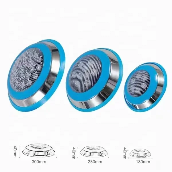 12 vac blue deep drop led underwater swimming pool light for inground pools waterproof