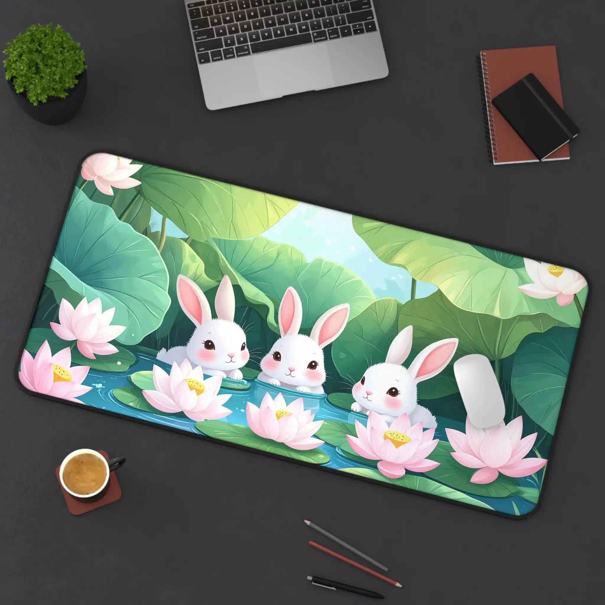 

Cute Rabbit Mouse Pad, Non-slip and Waterproof Mouse Pad,XXL Office Game Desk Decoration Pad, Perfect Gift for Friends.