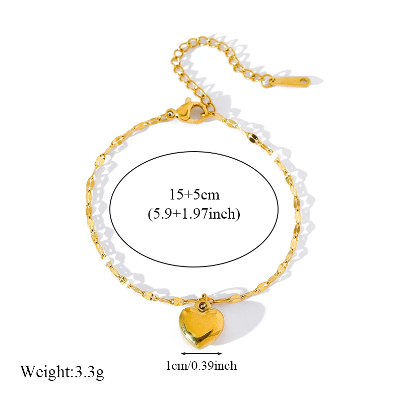 EILIECK Neue Mode Edelstahl Metallperlen Kugel Halskette Armband Ohrringe für Frauen Trendiger Wasserdichter Schmuckset Geschenk – Detail 10