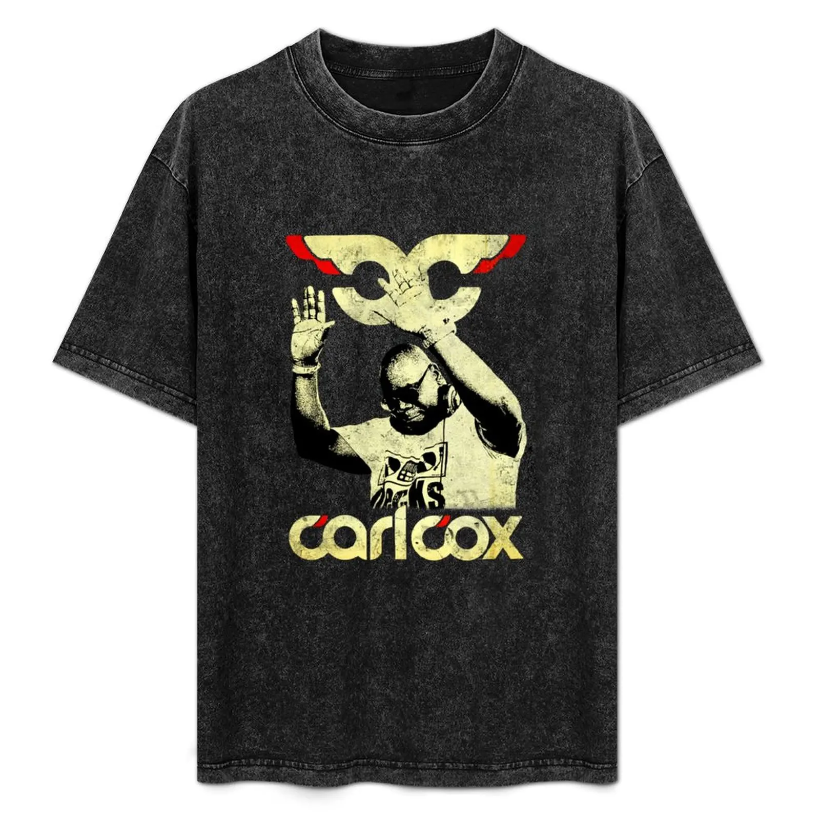 

Carl Cox grungy old school house minimal techno T-Shirt Gym Wear Breathable Short Sleeve Tee