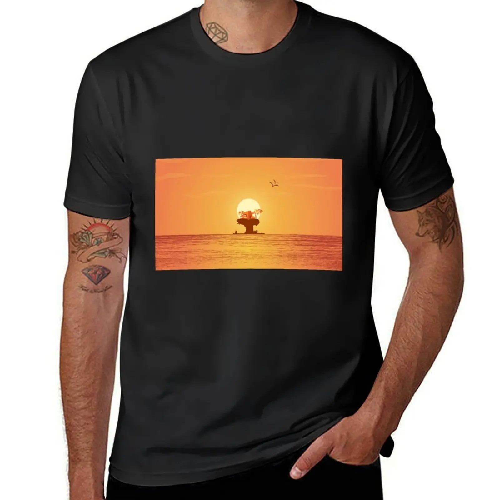 Plastic Beach T-Shirt sublime funnys plus sizes mens t shirts casual stylish