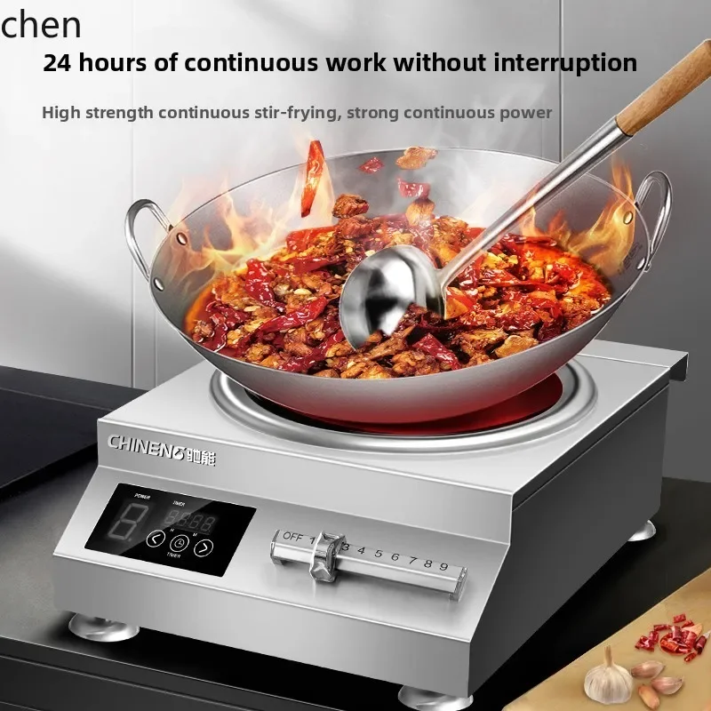 Commercial Induction Cooker Desktop Restaurant Hotel High Power Concave Cooker