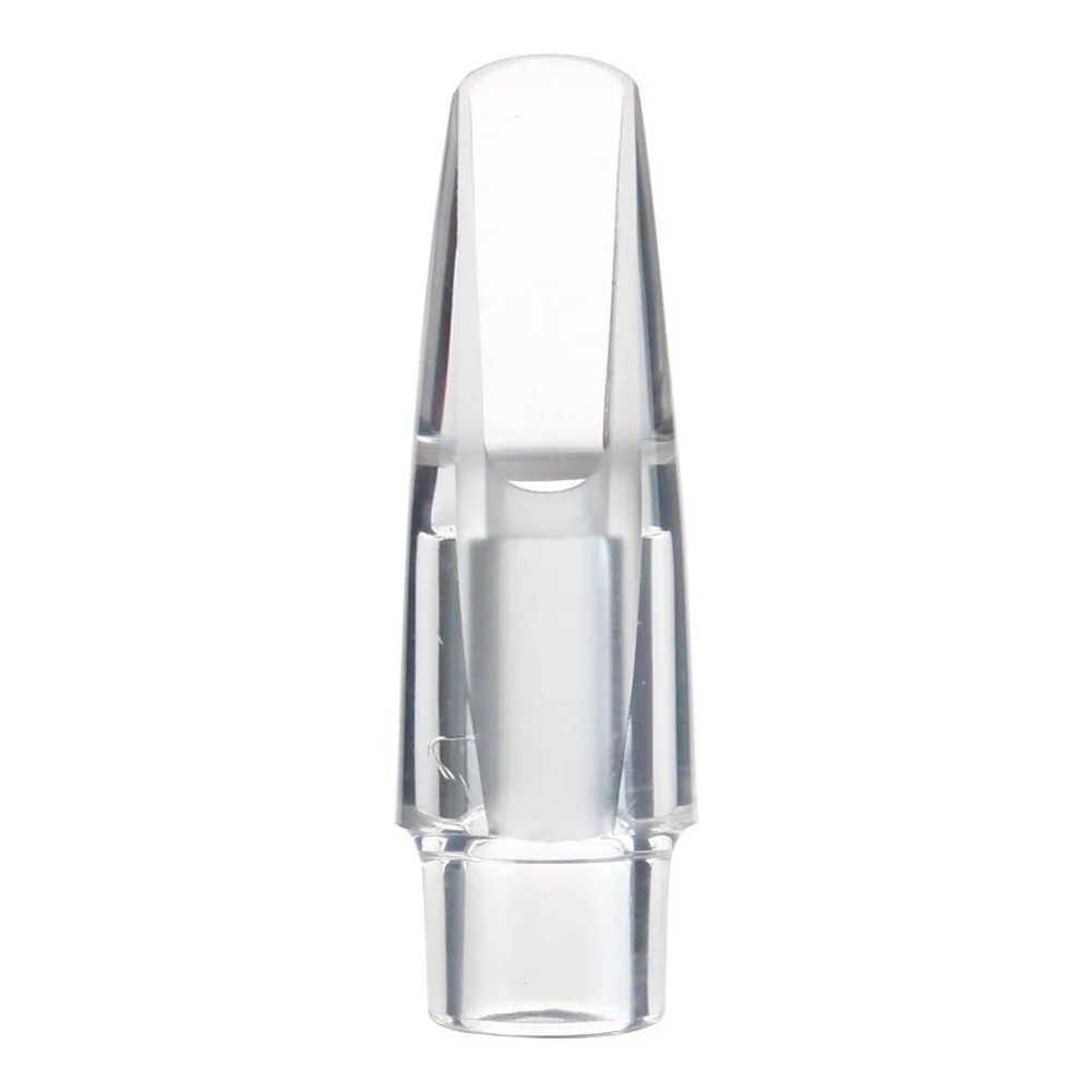 For Midrange/treble saxophone transparent flute head, E flat crystal flute head, mouth blowing