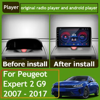 適用於標緻 Expert 2、雪鐵龍 Jumpy、Fiat Scudo 和豐田 Proace(2007-2017 年)的車用收音機 CarPlay 導航 GPS Android Auto 10 最佳銷售 標緻 Expert 2007 - №2
