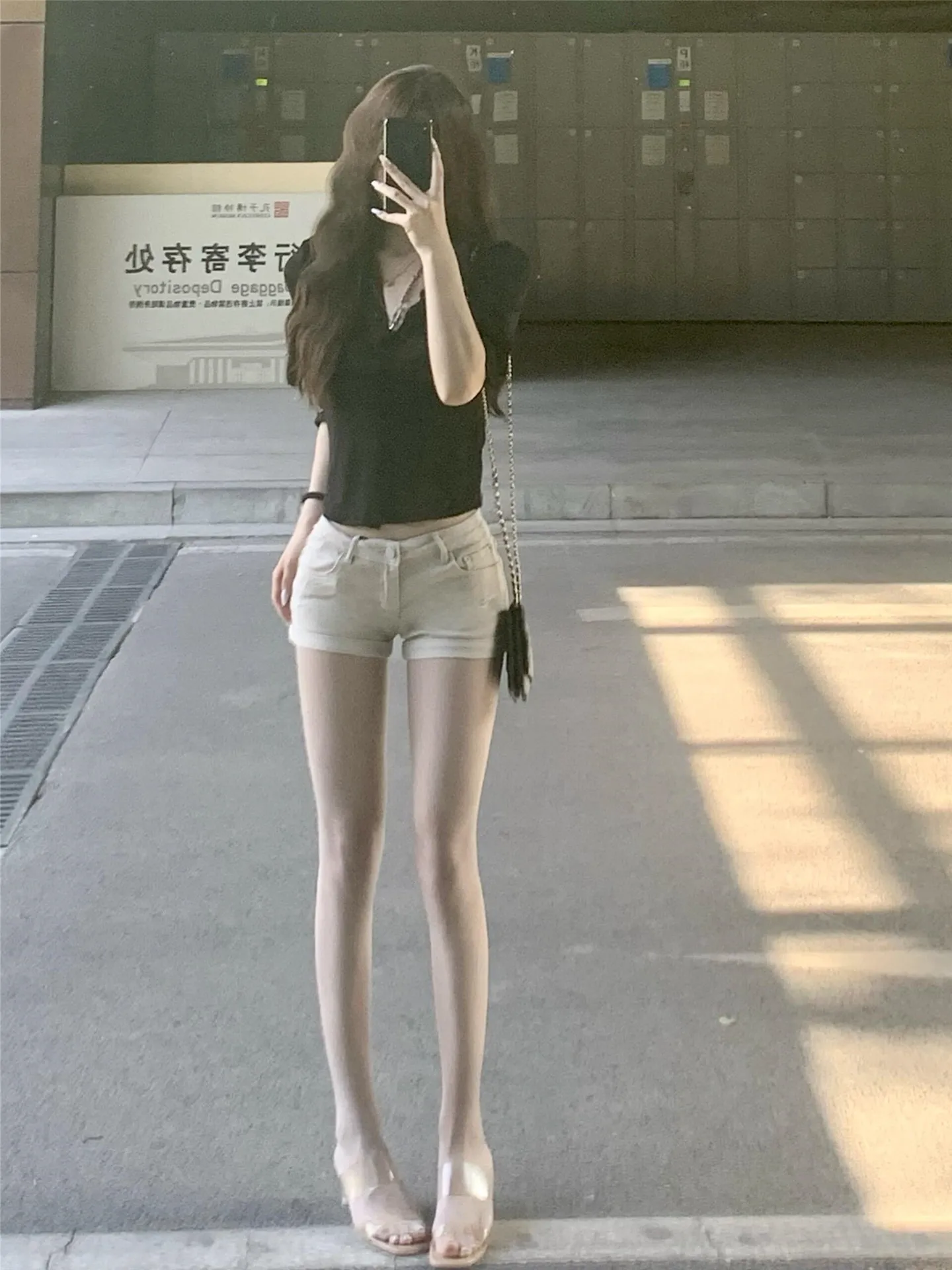 Low Waist Denim Shorts Women's Slimming Elastic Summer Hot Pants Street Style Cotton Jeans High Elasticity Bodycon Shorts