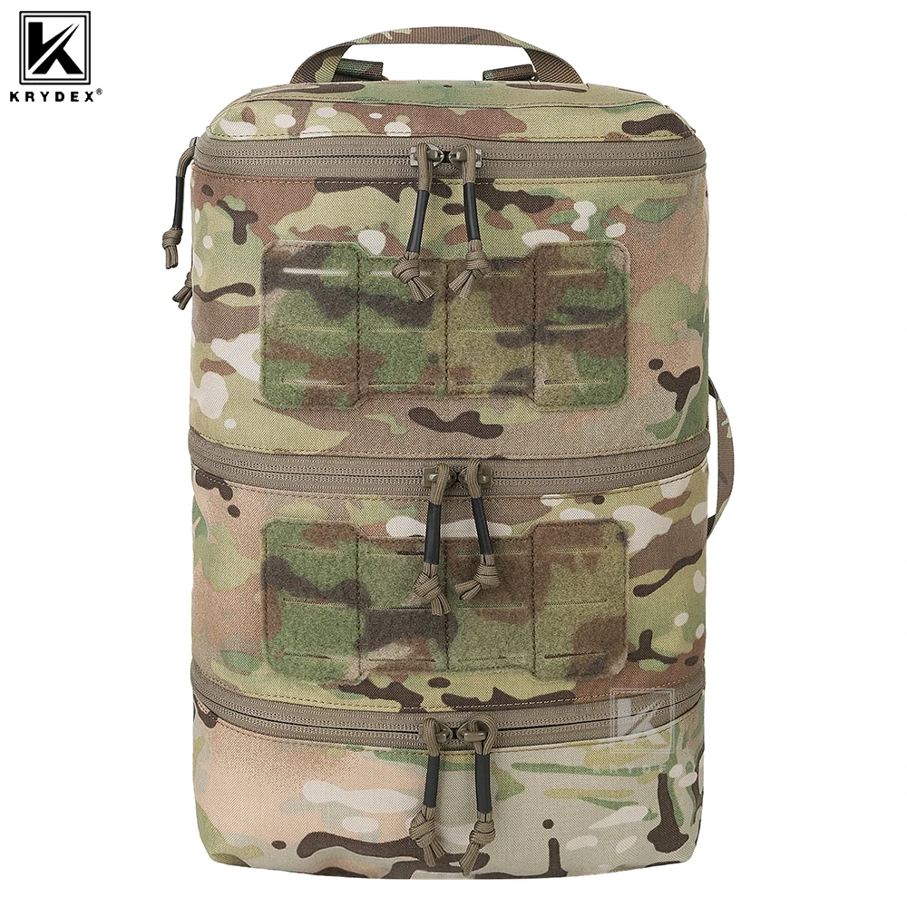 KRYDEX Tactical Delta Backpack Assault Trauma IFAK MED Medical Bag Law Enforcement, EMT, AID Bags For Camping Hiking Travel