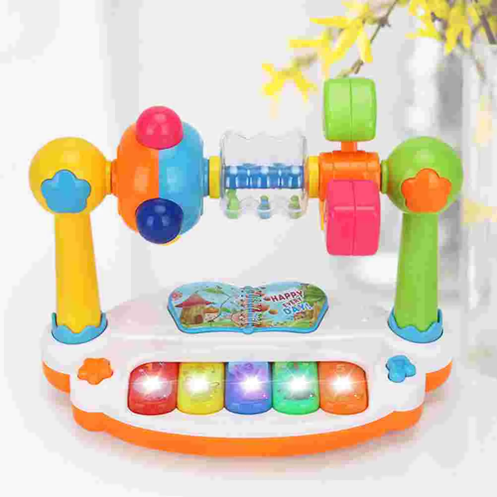 Children's Toys Baby Music Piano Musical Teaching Aid Instrument Electric Glowing Colorful Instruments Infant