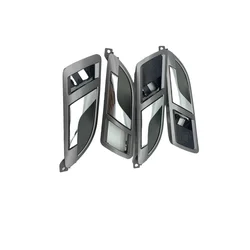 x1/x4 New Grey Front Rear Interior Door Handle Trim For VW Passat B5.5 2006-2008 Superb 1 3U 2001-2007 3U1837221D 3U1837222D