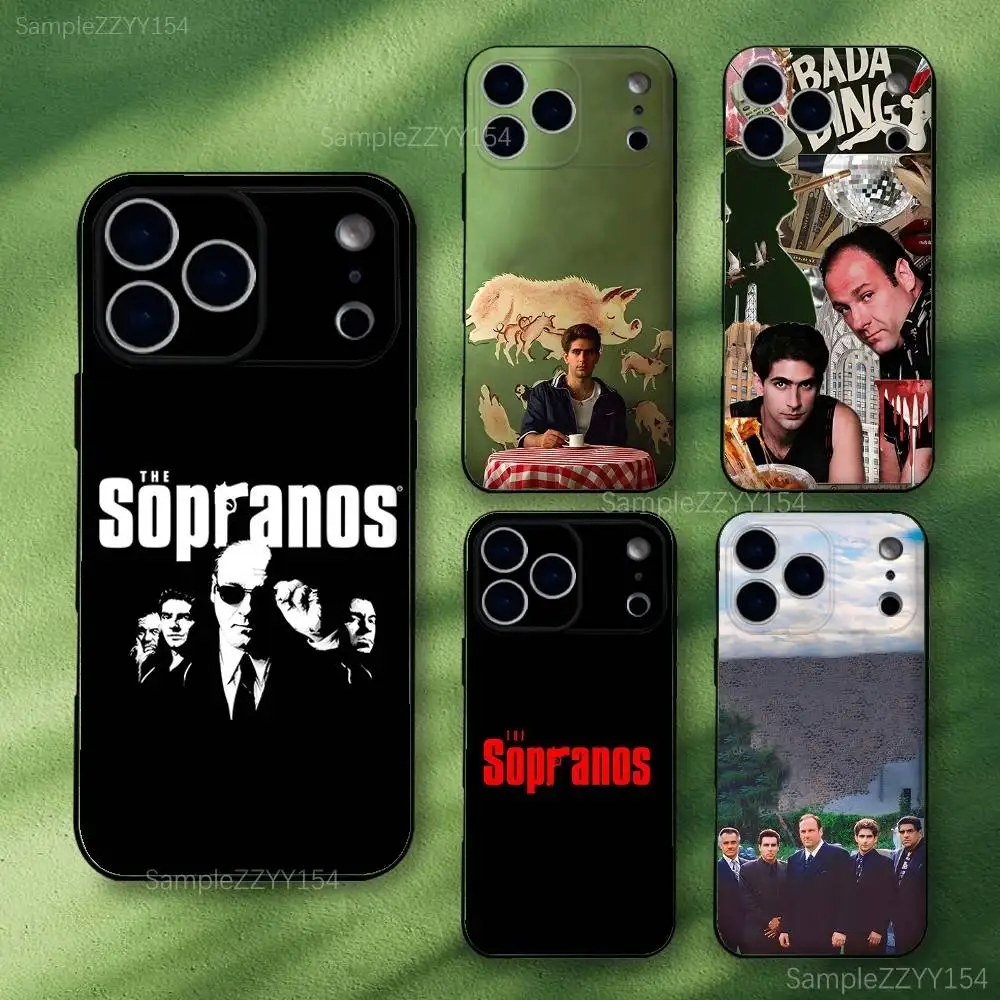 

The S-Sopranos Family Phone Case For iPhone 15,16,17,13,14,11,12,Pro,Max,Plus,E,Air,Mini Shockproof Soft Cover Fundas