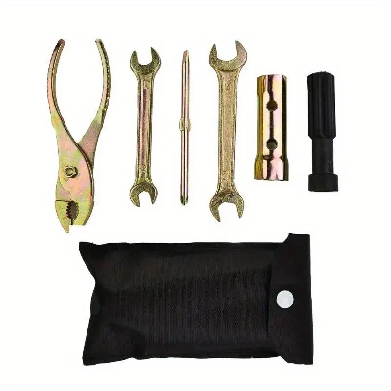 1 Set Universal Motorcycle Repair Tool Motorbike Spark Plug Wrench Screwdriver Sleeve Pliers Wrench Socket Tool
