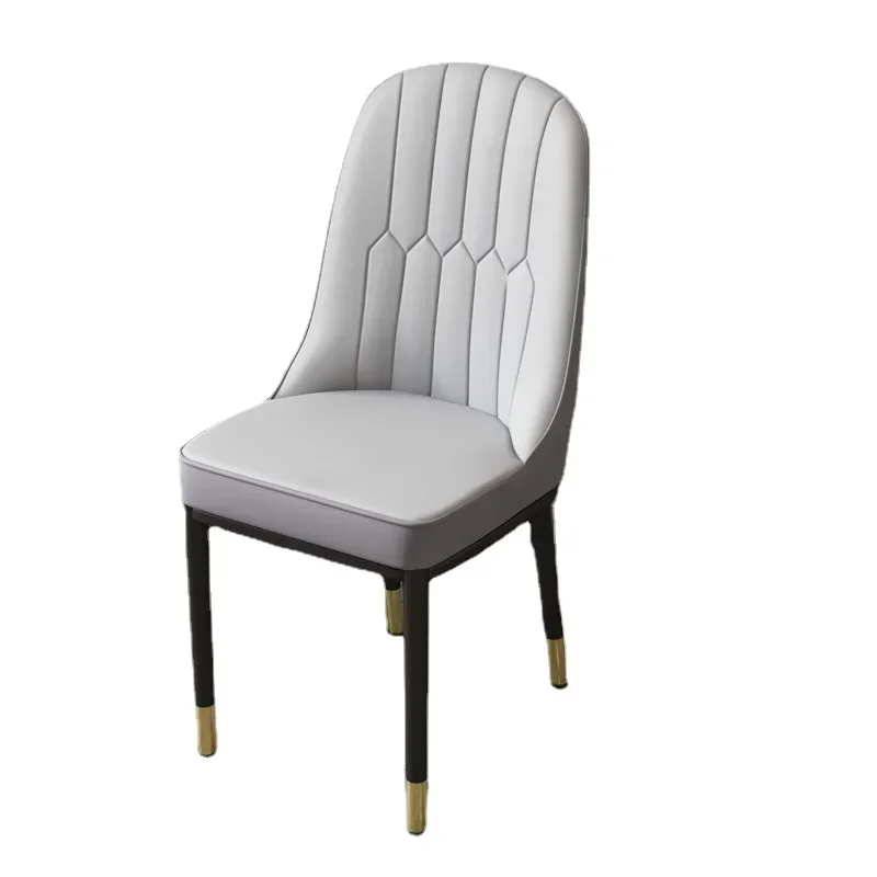 Minimalist Luxury Back Chair-Nordic Dining Table Seat, Soft Bag Living Room Stool, Modern Office Chair, Comfortable Home Seating