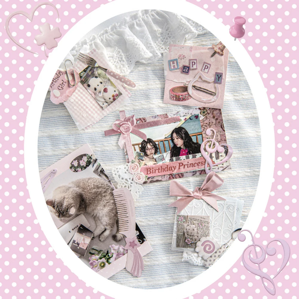 50pcs Cute Variety Shop Ins-style Life Sticker Pack Cute Phone Case and Journal Diy Handbook Material School Office Supplie