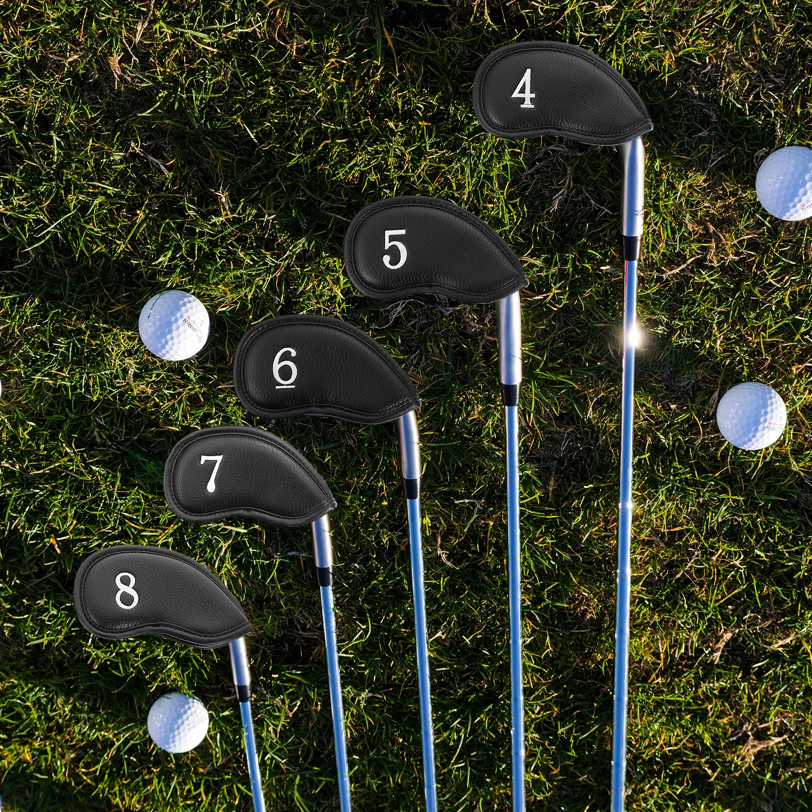 

12 Pcs Cover Suitable Cue Color Golfing Accessory Supply Billiards Rod Protective Number Travel