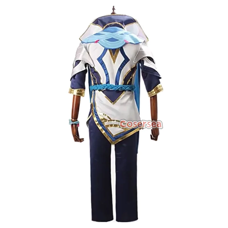 Cosersea Aphelios Cosplay Costume, jeu LOL Spirit Blossom Aphelios, uniforme d'Halloween Cos, tenue de fête trempée, ensemble complet