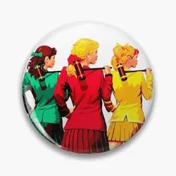 Heathers The Musical Soft Button Pin Metal Clothes Decor Fashion Funny Hat Cartoon Creative Collar Women Lapel Pin Badge