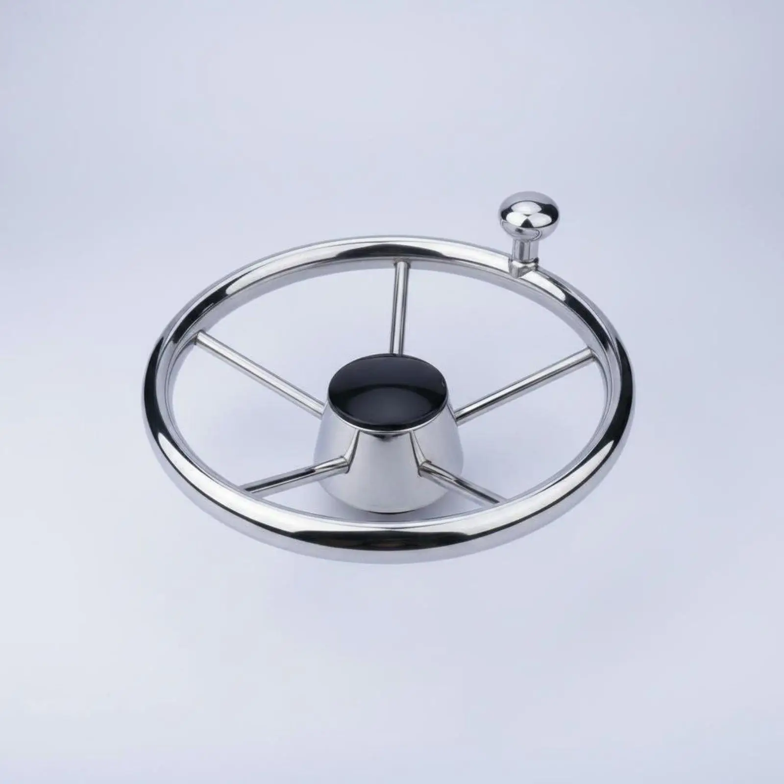 Stainless Steel Boat Wheel Marine Steering Wheel for Yachts, Speedboat