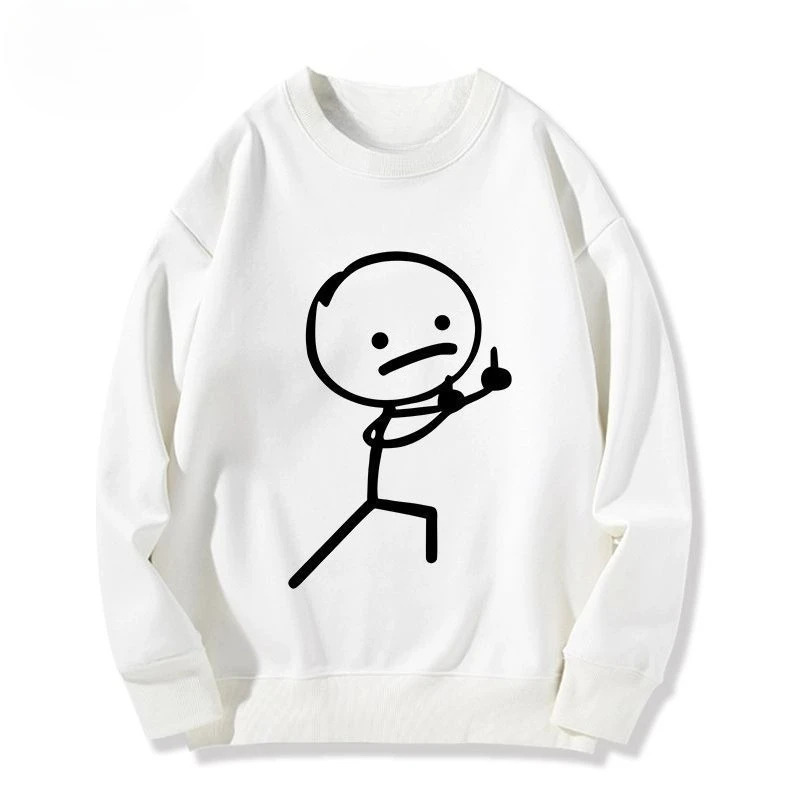 Sweat-shirt à col rond unisexe, imprimé humoristique créatif, Premium, minimaliste, luxe, marque de sport de plein air, Style de rue essentiel