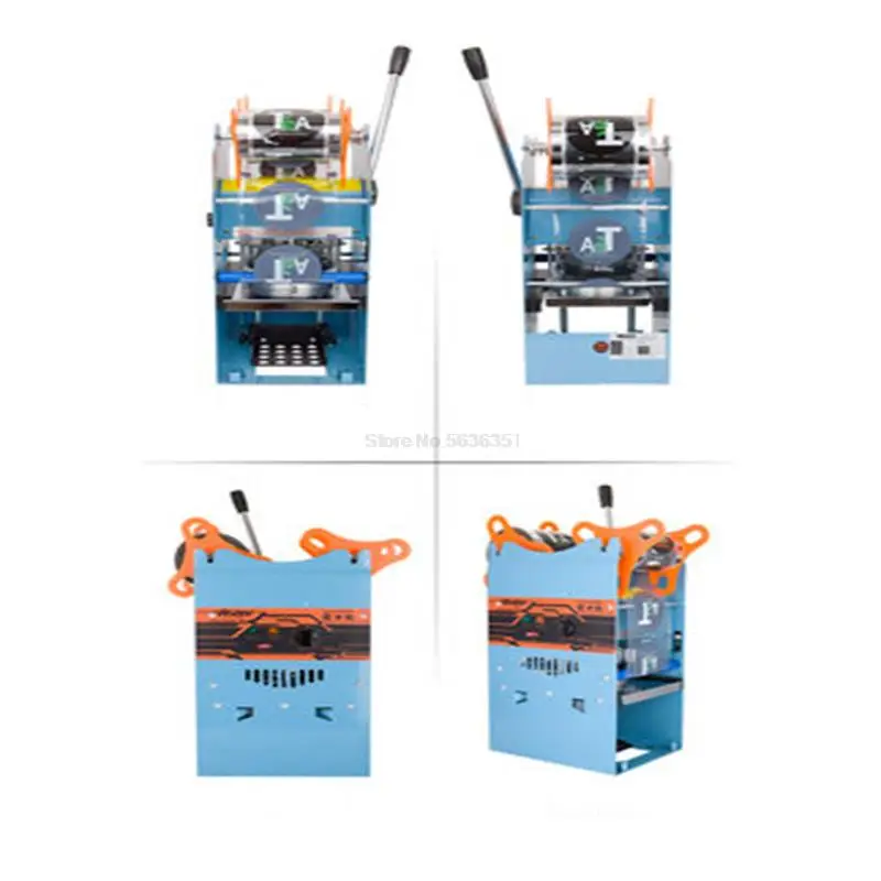 WY-802F Bubble Tea Machine Manual Cup Sealing Machine for 9.5cm Cup 220V/50hz Cup Sealer for Coffee/Bubble Tea Sealing Machine