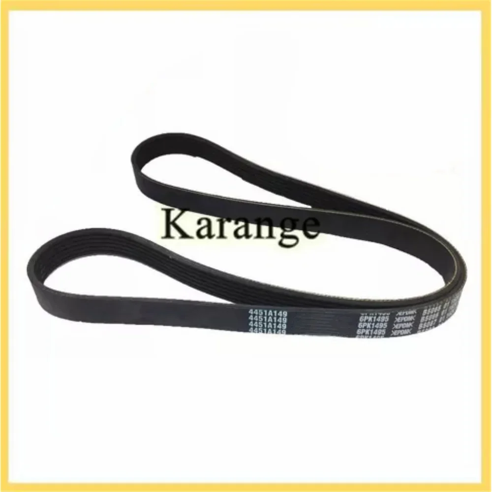 4451A149 6PK1495 AD06R1496 P/S Belt for Mitsubishi Pajero Sport 2008-2018 L200 Triton KA4T KJ3T KL3T 1340A015 340A040 1340A085