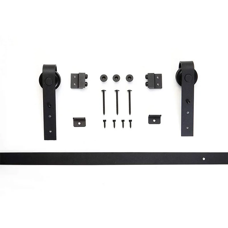Wardrobe Hidden Swing Door Track, Butterfly Door Slide Rail, Side Plug-in Hardware for Cabinet, TV Cabinet & Bookcase