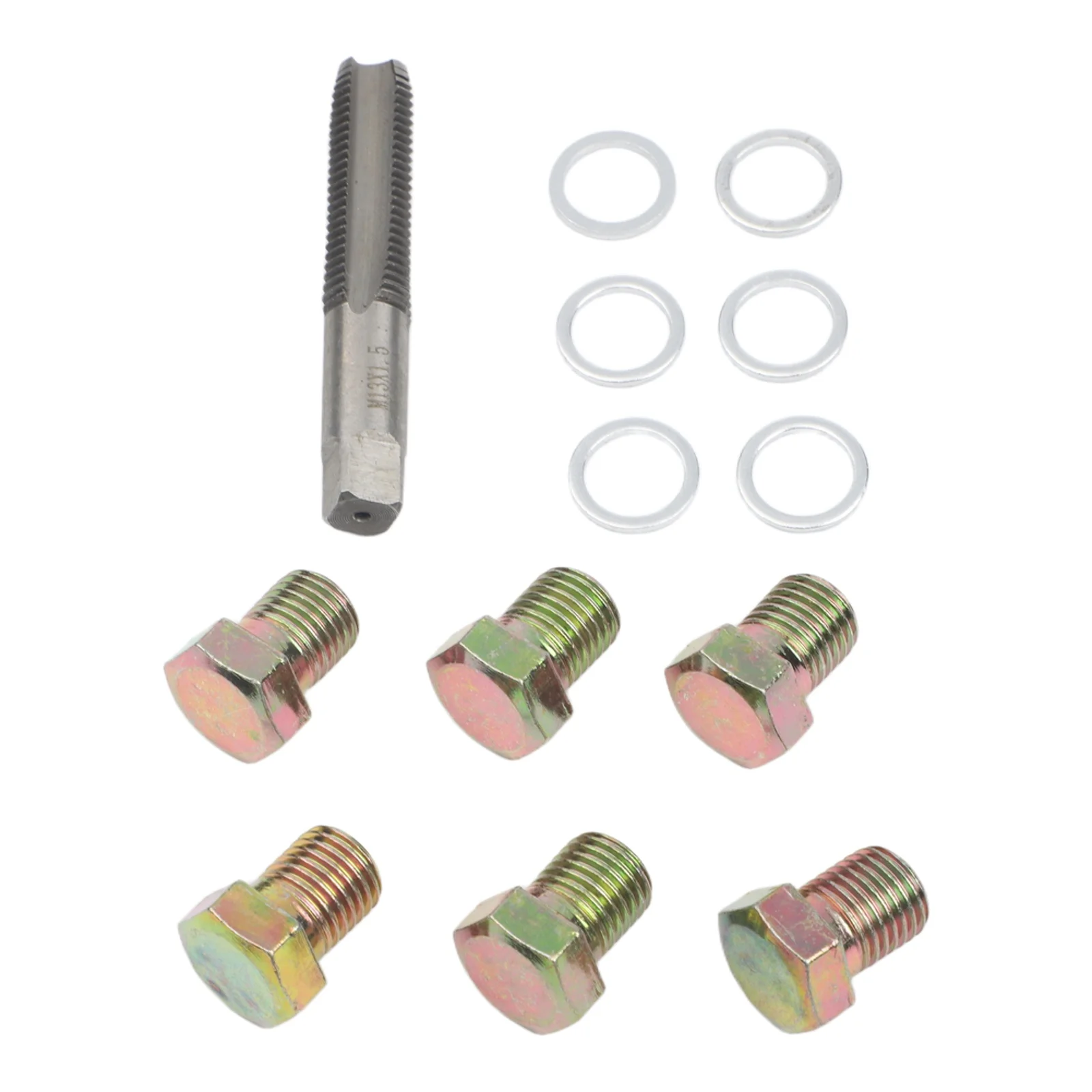 M15x1.5 Thread Repair Kit Engine Oil Screw Repair Kit Thread Repair Automotive Tap Set Increases Drain Hole Diameter