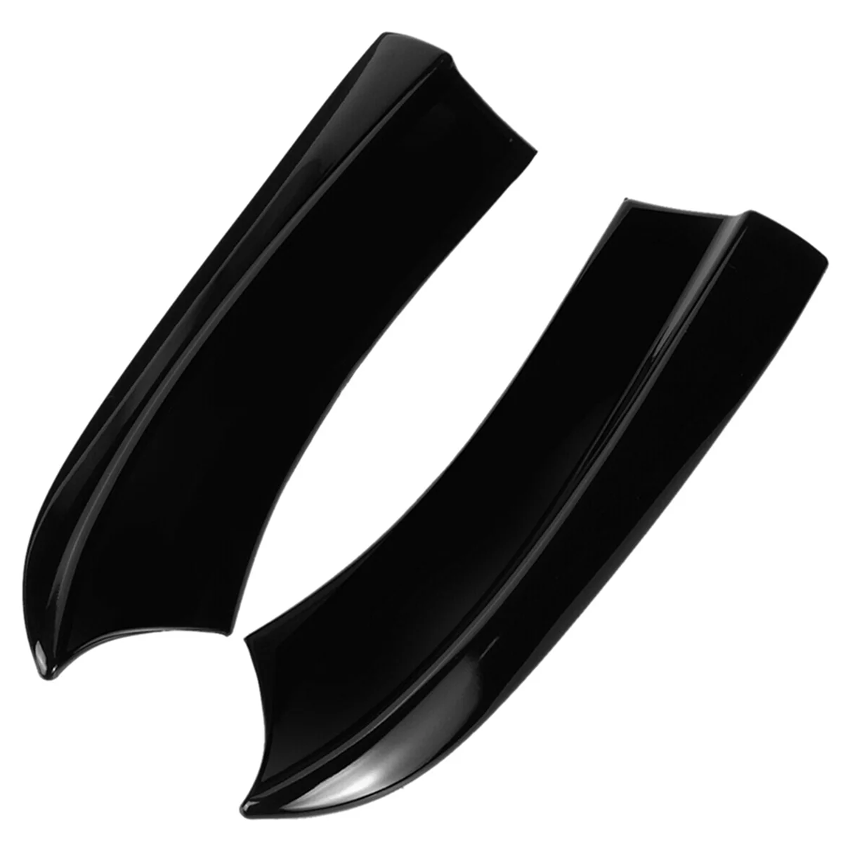 For Dodge Charger SRT RT SXT 2015-2023 Rear Spats Bumper Lip Splitter Diffuser Canard Spoiler Bright Black-Lucky