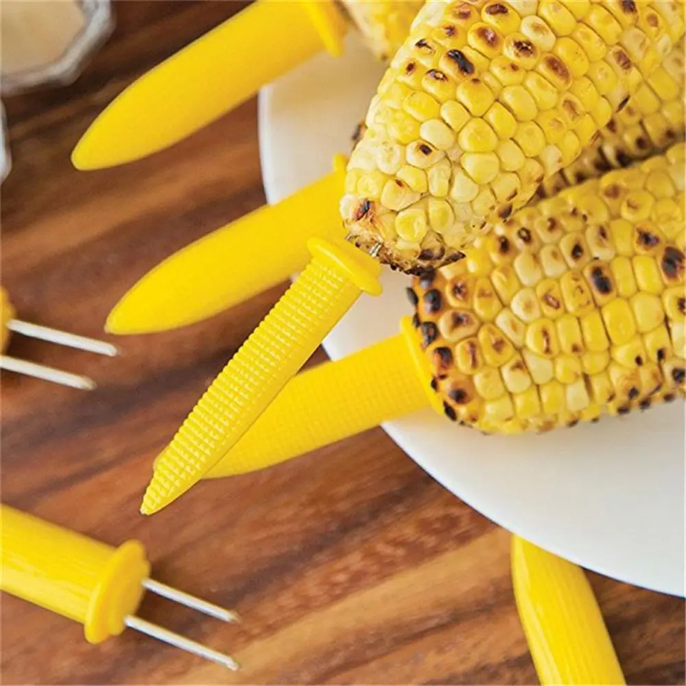 Corn on the Cobs Holders Safe Skewers Needle Prongs Barbecue Parties BBQ UK