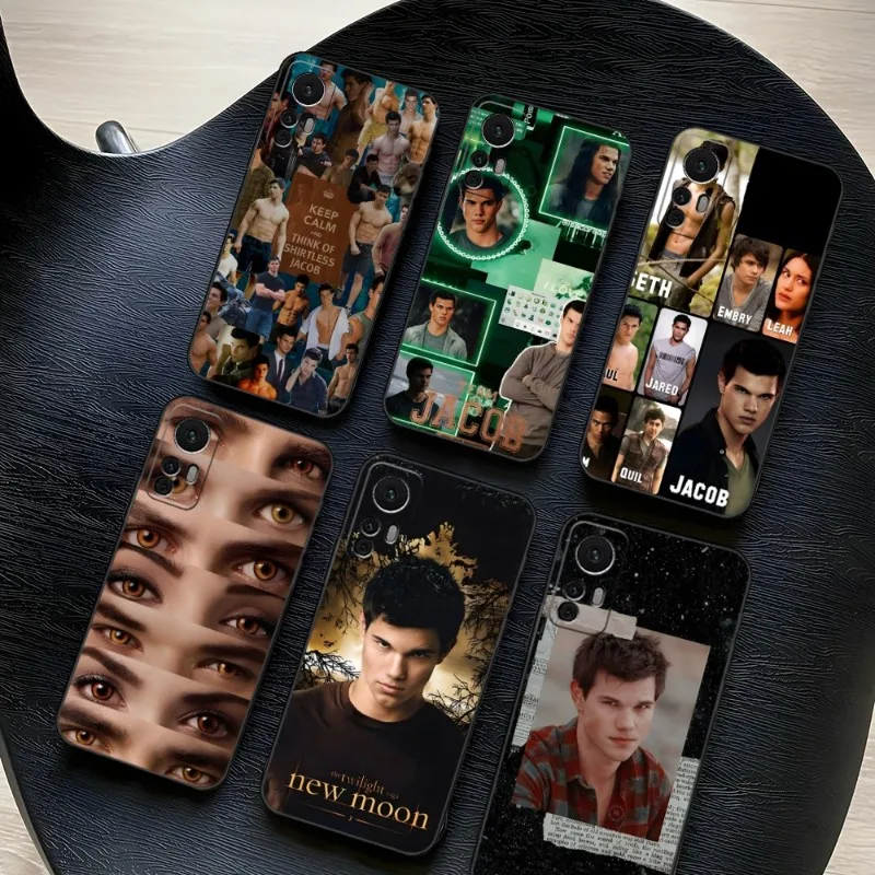 Team Edward Jacob Twilight Phone Case 2023 For Redmi 12 Poco X3 NFC PRO Note 11 S 5G 10 9 Plus 8 7 A C T 4G 10s