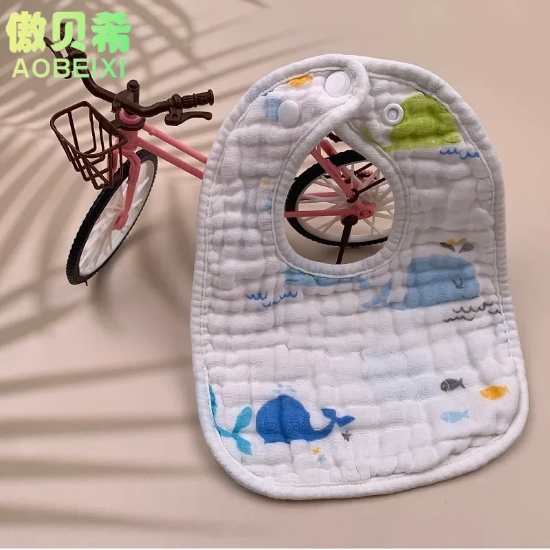 Baby Bibs U-shaped Bandana Feeding Bib Saliva Towel Kids Girl Boy Cotton Bib Baby Stuff Infant Accessories Toddler Saliva Towels