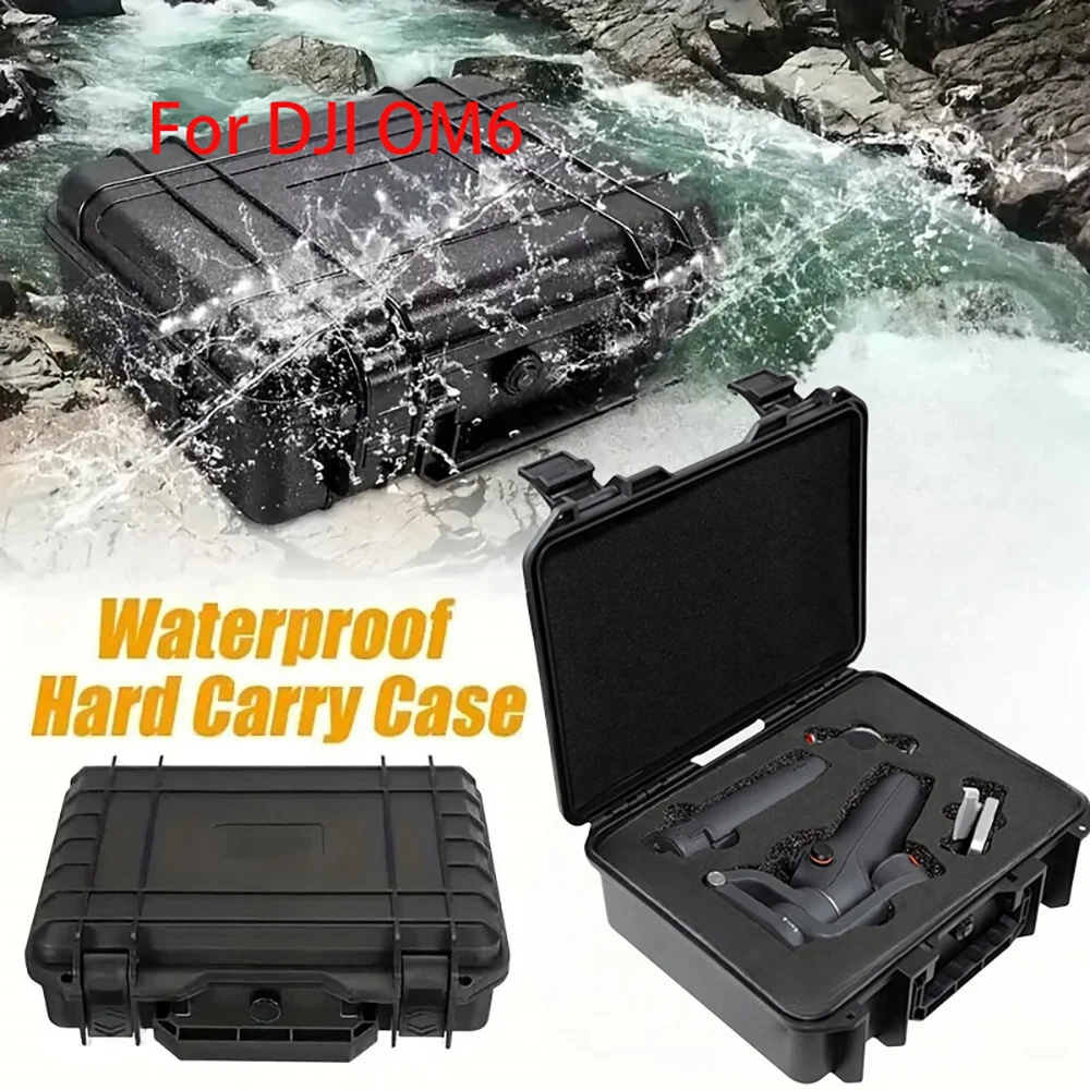 For DJI OM6 Carrying Case Handheld Gimbal Carrying Case, DJI Osmo Mobile 6 Explosion-proof and Waterproof Protective Case