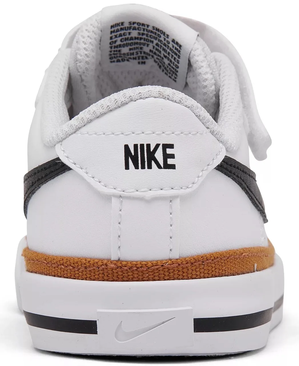 Nike｜Toddler Kids Court Legacy Adjustable Strap Closure Casual Sneakers