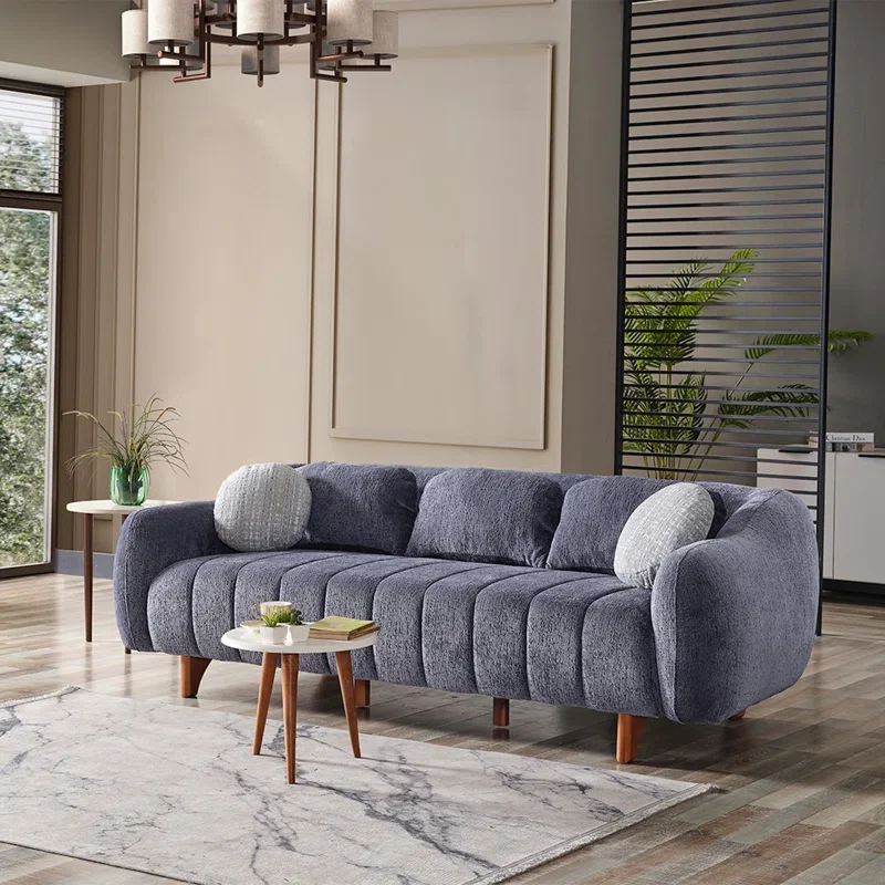 Modern Couch Living Room Sofa Set Upholstery Sofa Lounge Velvet 3 Seater Sofa Sets for Home Hotel Furniture