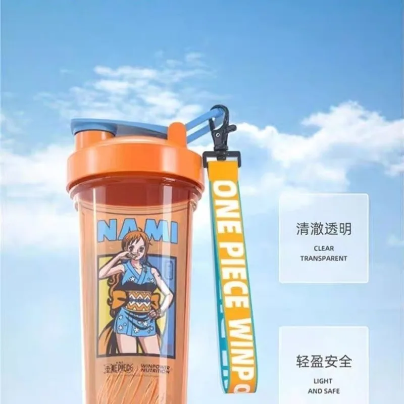 Japanese anime One Piece peripheral joint series Luffy Sauron shaker cup large capacity fitness water cup cute portable kettle